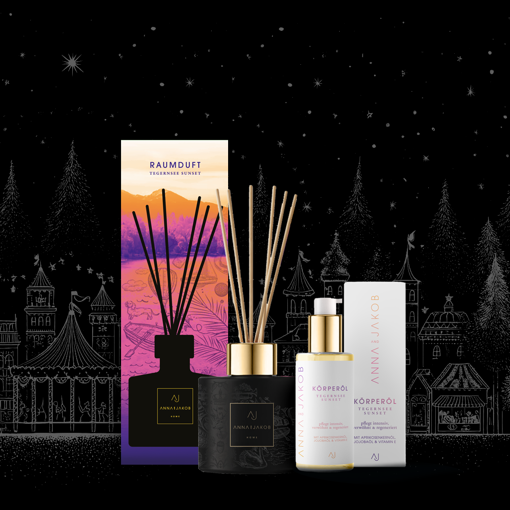 Geschenkset TEGERNSEE SUNSET · Raumduft & Körperöl